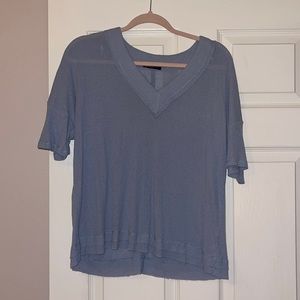 Very J Blue Oversized Shirt